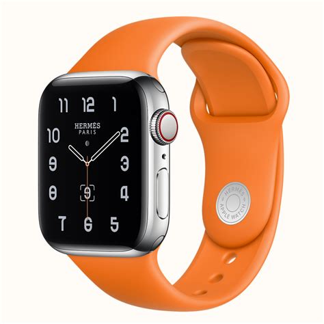 hermes orange band|pre owned apple watch band hermes.